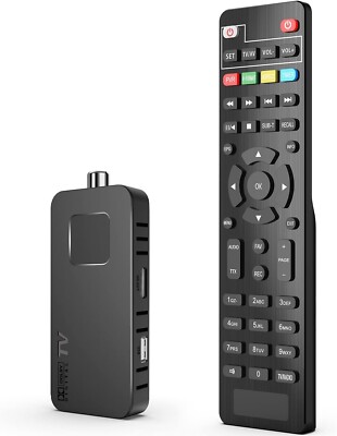 DVB-T2 HD Mini-Receiver, HDMI Stick 1080P H265, USB PVR, WiFi, Dolby 10 Bit