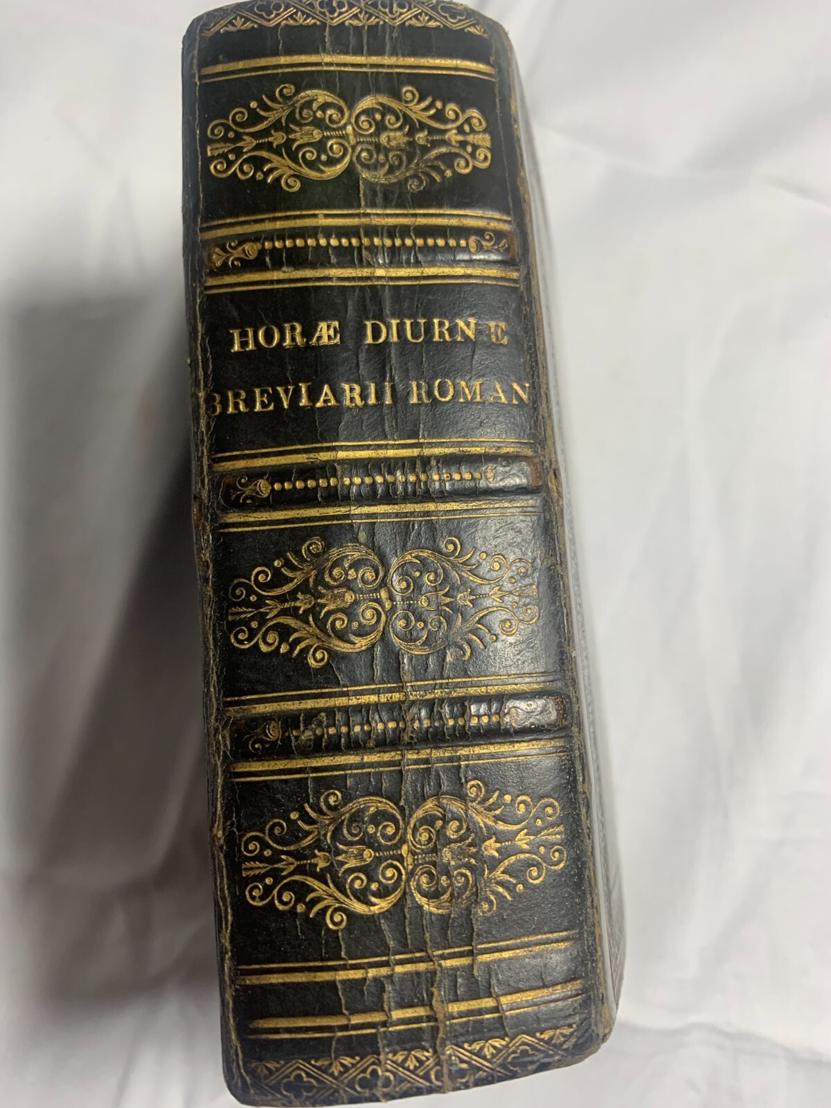 Black Calf Binding Book Of Hours In Latin 1792