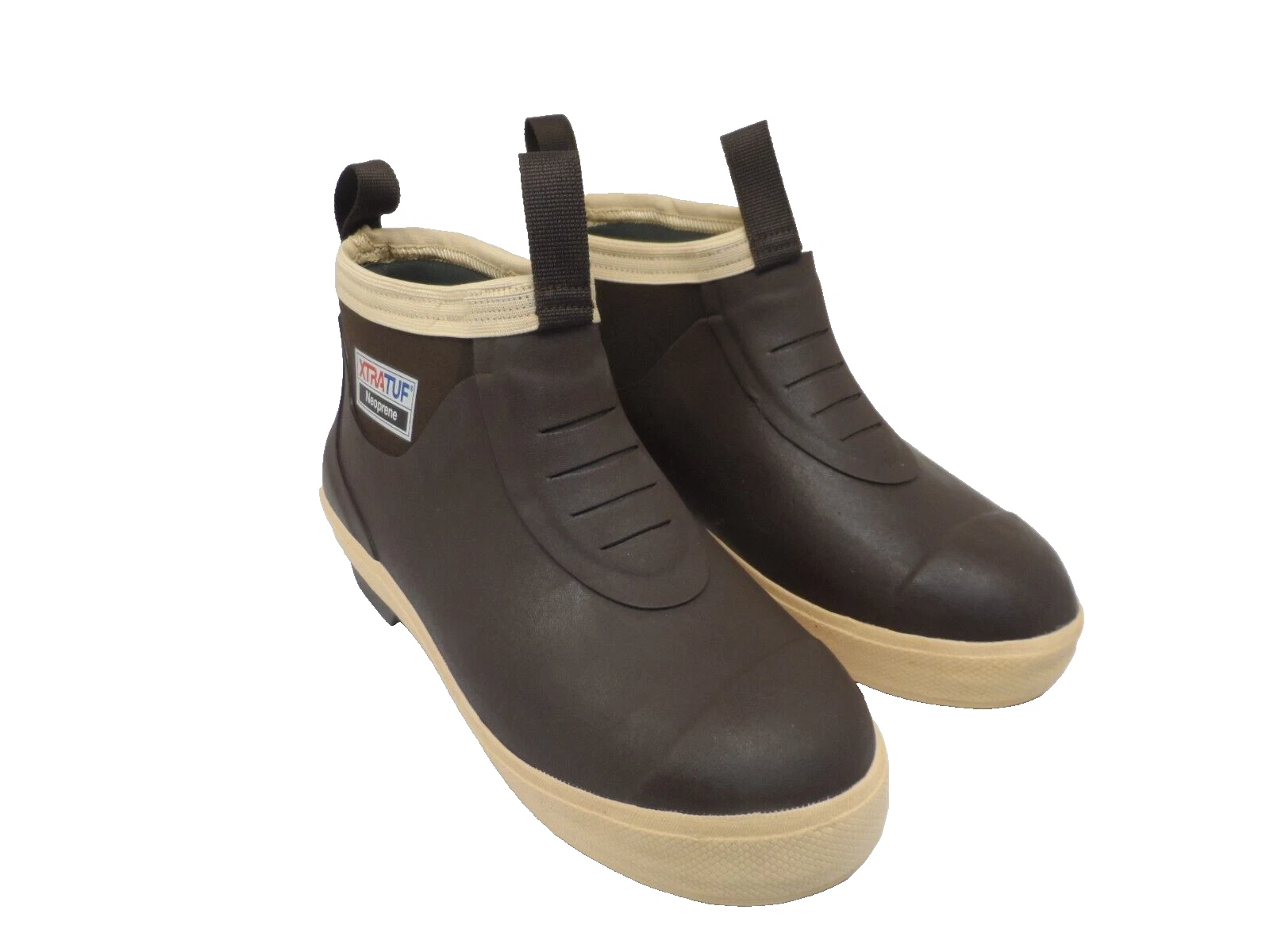 Xtratuf Men's 22176 Elite Lo Plain Toe Insulated Ankle Boots Copper Tan Size 8M
