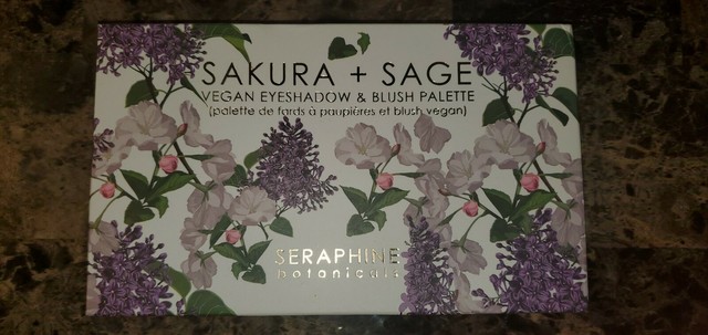 sakura and sage vegan eyeshadow and blush palette