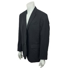 Perry Ellis Classic Fit Blazer Gray 2-Button Notched Lapel Sport Coat 44R NWOT