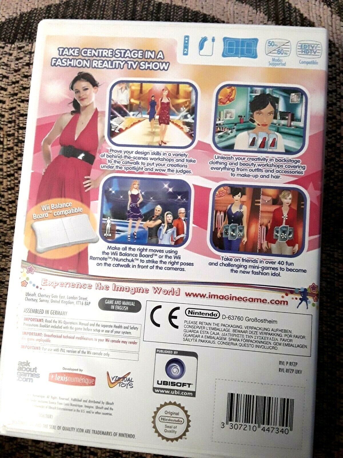 Nintendo Wii Imagine Fashion Idol Game 3307210447340 eBay