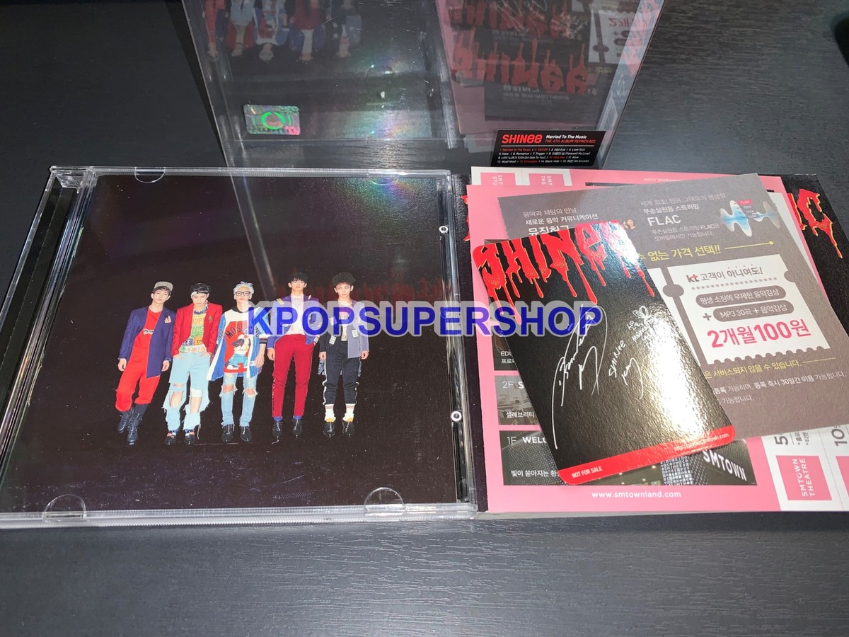SHINee 4th Album Repackage Married to the Music CD Good Key