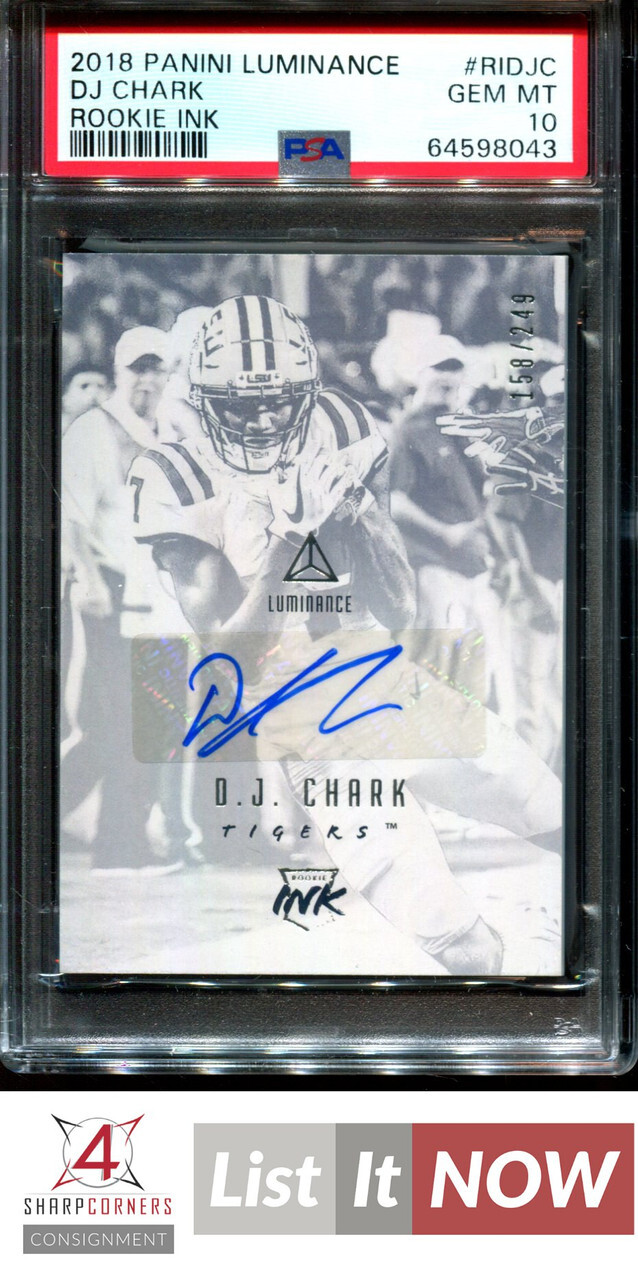 DJ Chark Panini Luminance Rookie Ink #RIDJC Base