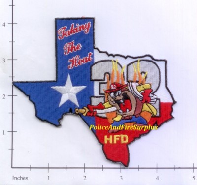 Texas - Houston Station 32 TX  Fire Dept Patch - Taking the Heat