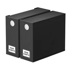 SpaceAid 2 Pack Bed Sheet Organizers and Storage Foldable Sheet Organizer for...