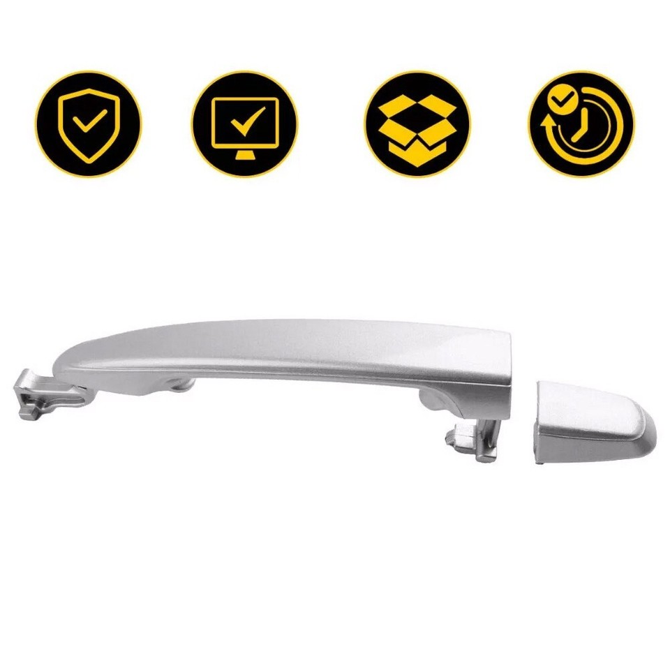 For Toyota For Sienna Replacement Sliding Door Handle Silver ABS