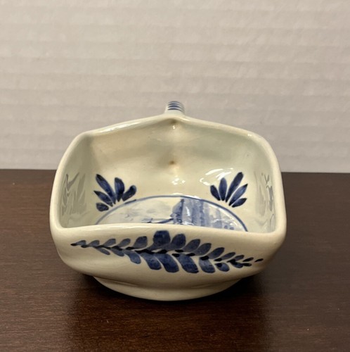 Vintage Delfts 800 Tasse mit Griff Holland 3,5” x 3,5” blau & weiß Delft - Bild 5 von 10