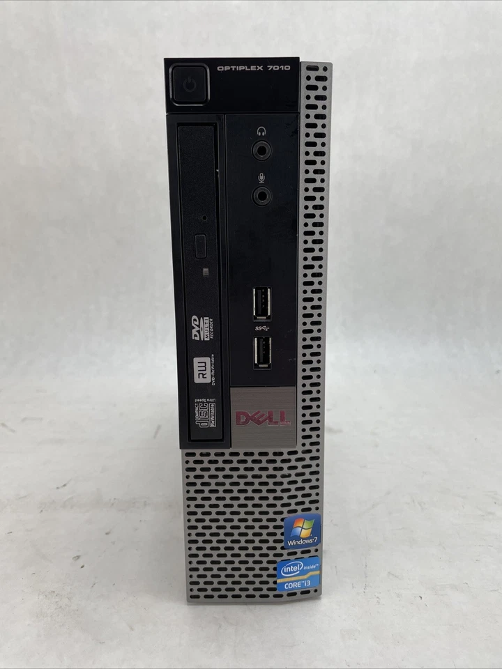 Dell Optiplex 7010 USFF Intel Core i3-3240 3.4GHz 4GB RAM No HDD No OS - Image 2 of 4