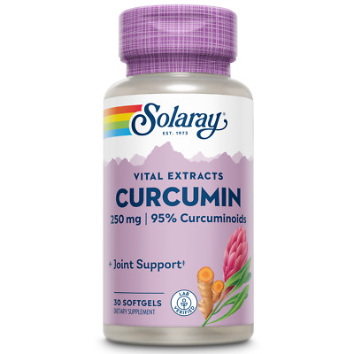 Solaray Super Bio Curcumin 250mg | Turmeric Root Extract | 30 Softgels