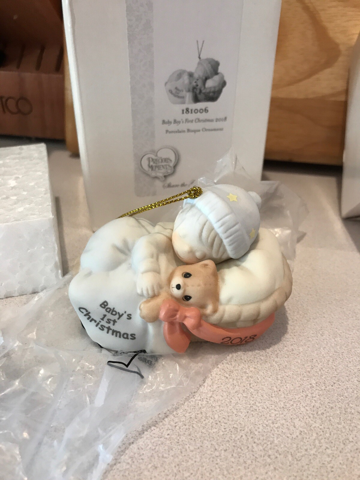 precious moments baby's first christmas ornament 2018