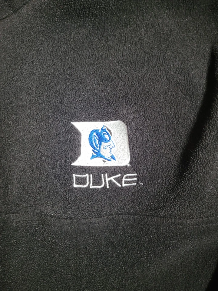 Vintage Team Edition Apparel Duke Sweater Fleece Jacket 1/4 Zip Mens Large L - Image 2 of 3