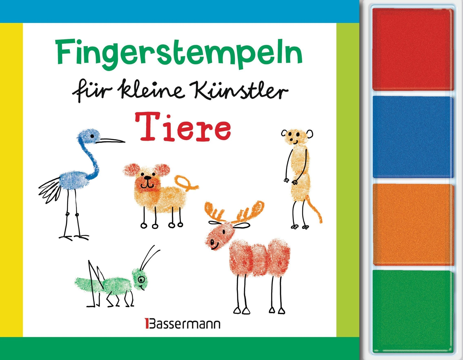 Fingerstempeln Für Kleine Künstler-set - Tiere | Mit Vier