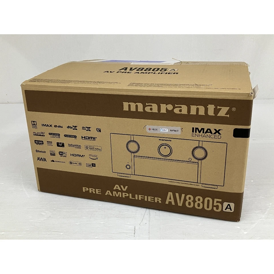 Marantz AV8805A 8K UHD Pre-Amplifier 13.2ch HEOS Built-in IMAX AC100V New - Image 2 of 4
