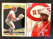 MLB - Bip Roberts 1993 Topps Black Gold & 1993 Leaf Studio Baseball - Reds