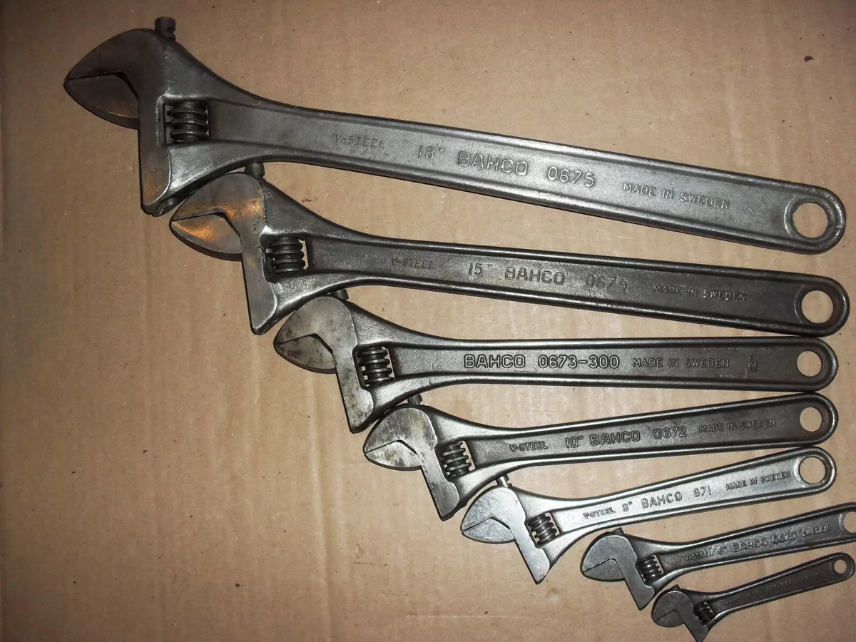 Bahco crescent wrench deals