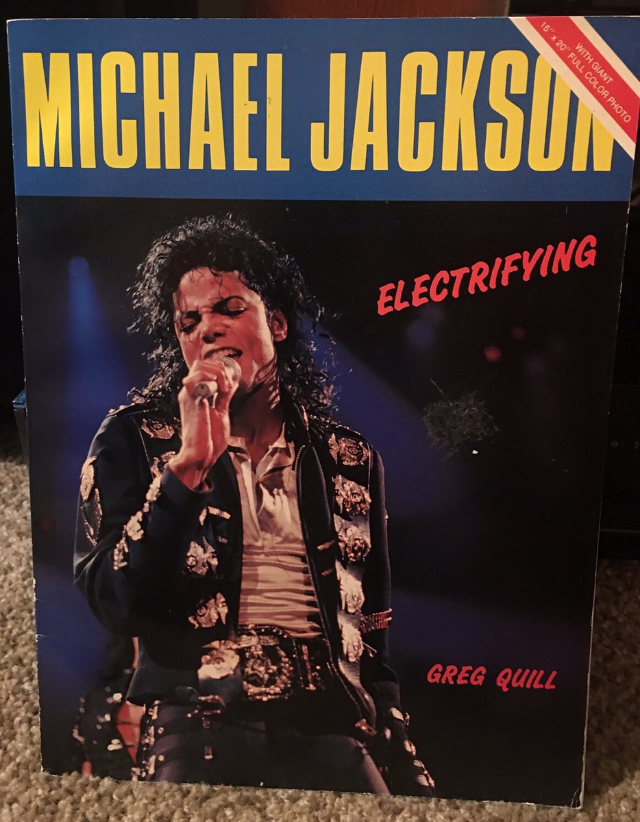 洋書Michael Jackson Electrifying (ポスターなし) MICHAEL JACKSON Electrifying Paperback W/poster Greg Quill