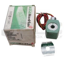 NEW ASCO RED HAT 8263G210 SOLENOID VALVE W/ MP-C-080 COIL 238610-132-D READ 