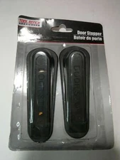 Tool Bench Hardware Door Stopper  Black 2 pack