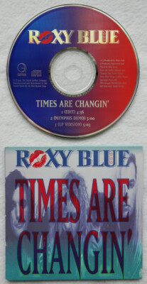 CD Single Roxy Blue - Times Are Changin´ - 1992 - GeffenRecords - NM/VG