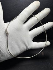 Collier en maille souple argent 925 vintage