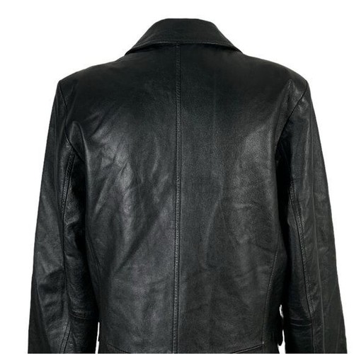 Vintage Gallery Womens leather Jacket Size Medium Mid length - Picture 7 of 11