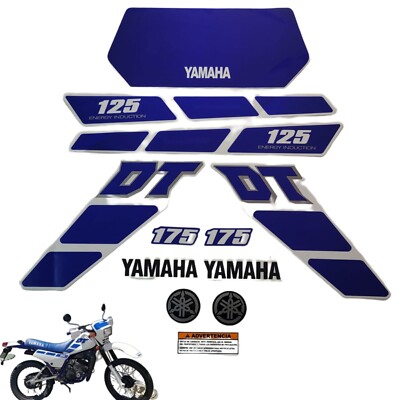 Coussin De Barre Transversale Compatible Avec Yamaha DT (logo Blanc) | Moto Discovery