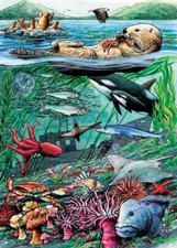 Cobble Hill Life on the Pacific Ocean 35 Piece Jigsaw Puzzle