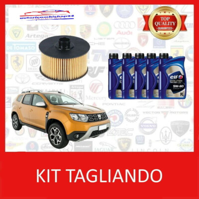 CUTTING KIT OIL FILTER + 5LT OIL ELF 5W40 DACIA DUSTER 1.2 TCe FROM 2013