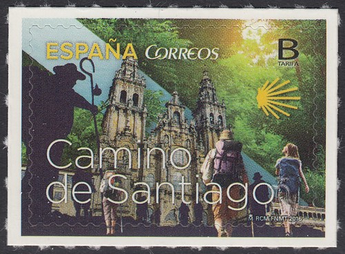 Spagna 5056 2016 Cammino Di Santiago MNH Tariffa B