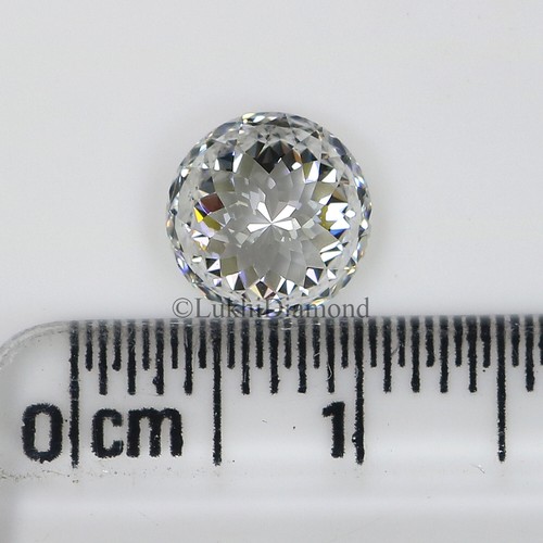 1 Ct Round Portuguese Cut Diamond E/F Color VS Clarity Lab Grown CVD Diamond - Picture 8 of 10