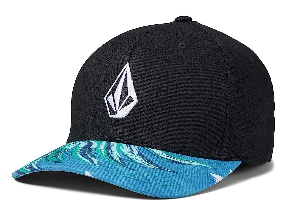 Volcom Baseball Cap Full Stone Print Flexfit Hat - Small Medium RARE ...