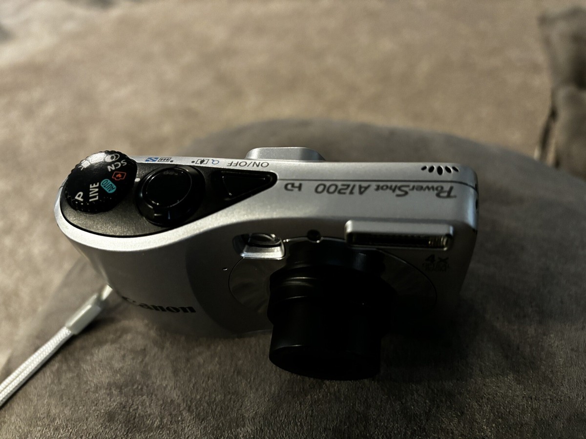Canon PowerShot A1200 12.1MP Digital Camera - Silver for