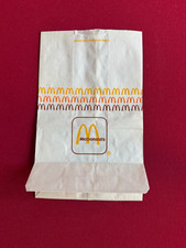 1988, McDonald's, "Un-Used", B Paper Bag Scarce / Vintage