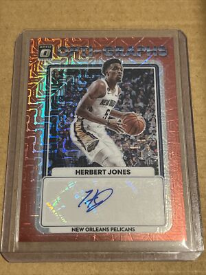2022-23 Panini Donruss Optic Herbert Jones Opti-Graphs Auto Pelicans