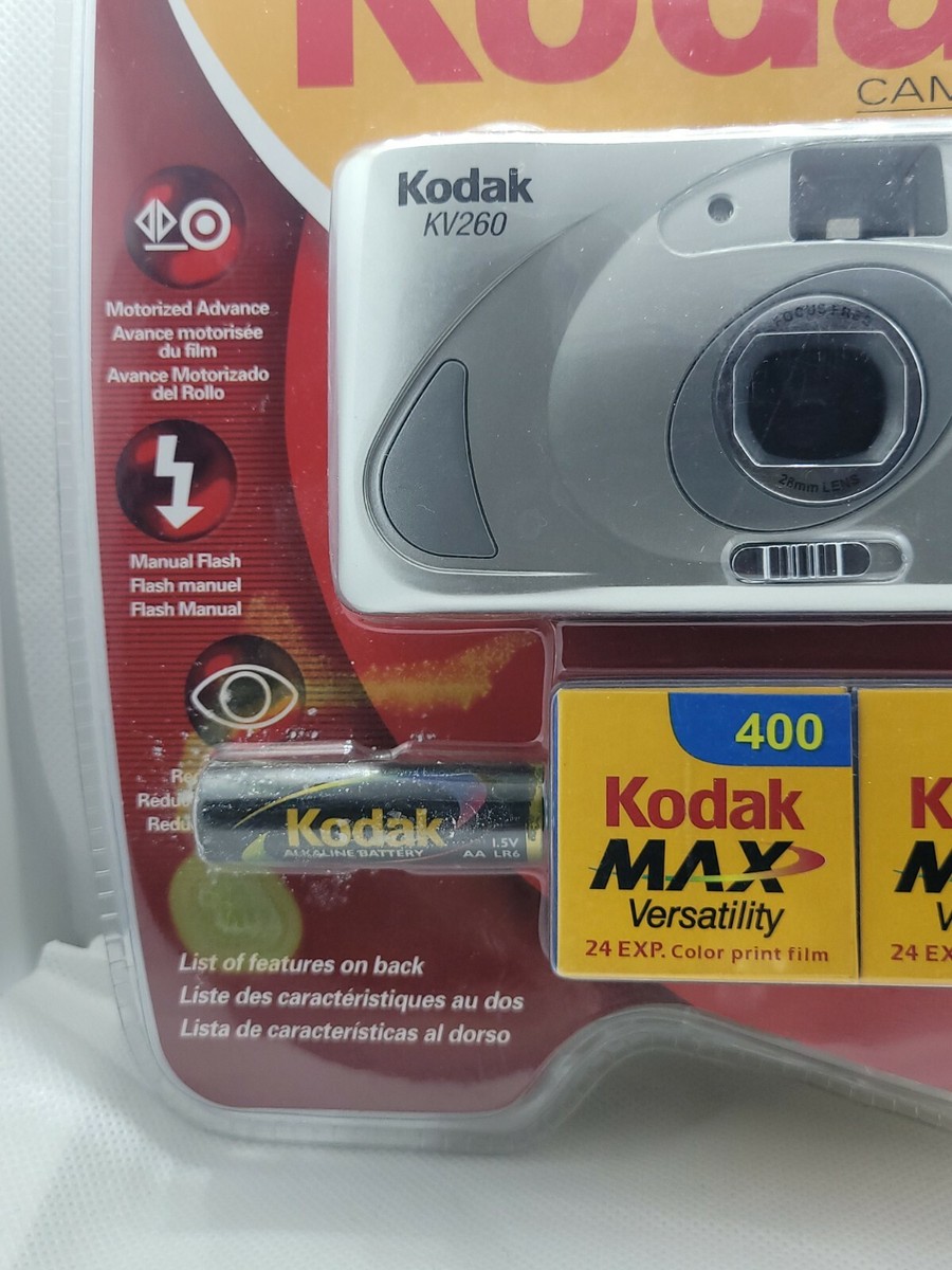 KODAK Camera 35 KV260 Compact Camera With Rolls Of Film And
