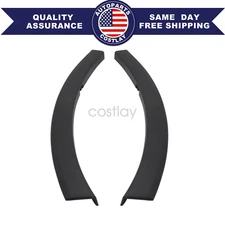 2pcs Front Bumper End Caps Fit For Toyota RAV4 2016-2018 2.5L Right & Left