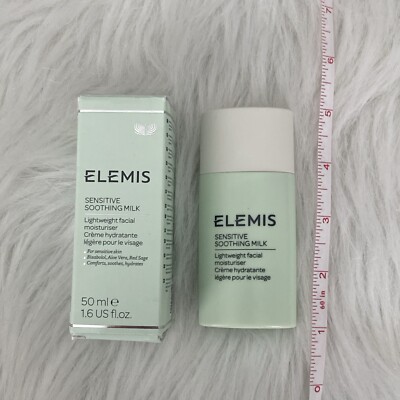 NIB Elemis Sensitive Soothing Milk Lightweight Facial Moisturizer 1.6oz / 50ml