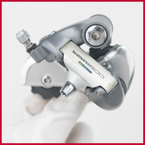 NOS SHIMANO 600 TRICOLOR RD-6400 7 SPEED REAR MECH DERAILLEUR VINTAGE