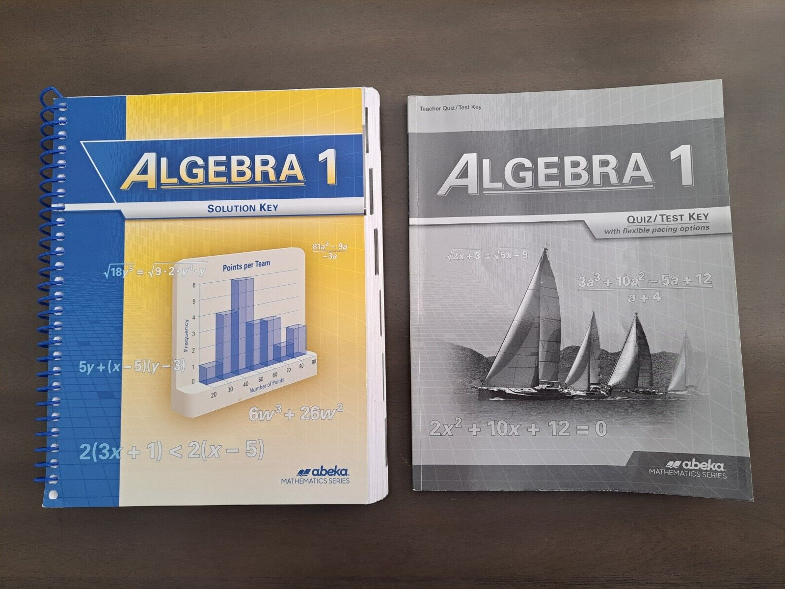 Abeka High School - Algebra 1 - Solution Key - Teacher Quiz/Test Key ...