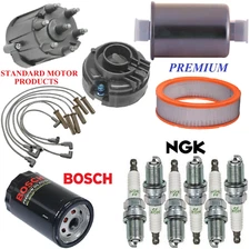 Tune Up Kit Filters Cap Spark Plugs Wire For CHEVY S10 V6 2.8L; TBI 1992-1993