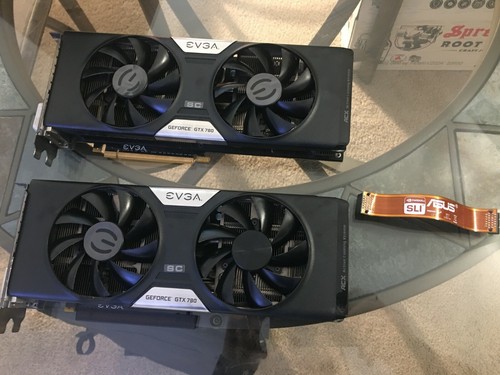 EVGA GTX 780 GPU (pair of 2 units)