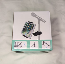 Universal Phone Tablet Mount Holder for Microphone Stand 360 Adjustable New