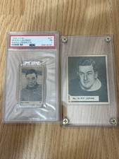 NEWSY LALONDE 1924 V130 MAPLE CRISPETTE #27 MONTREAL PSA 1 AND PIT LEPINE #78