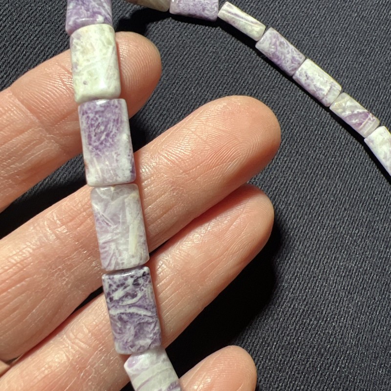 Natural Purple Sugalite Beads