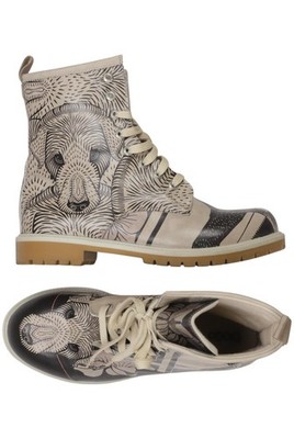 Dogo Stiefelette Damen Ankle Boots Booties Gr. EU 40 Beige #r3e2m8c