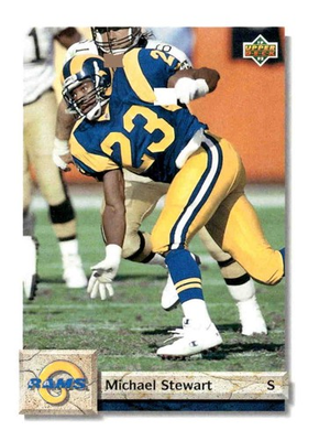 #ad #ad 1992 Upper Deck #249 Michael Stewart $1.29