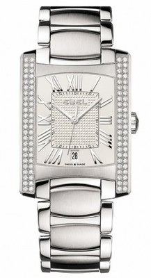 EBEL Brasilia Stainless Swiss Quartz 44mm Dial Set with Diamonds Watch