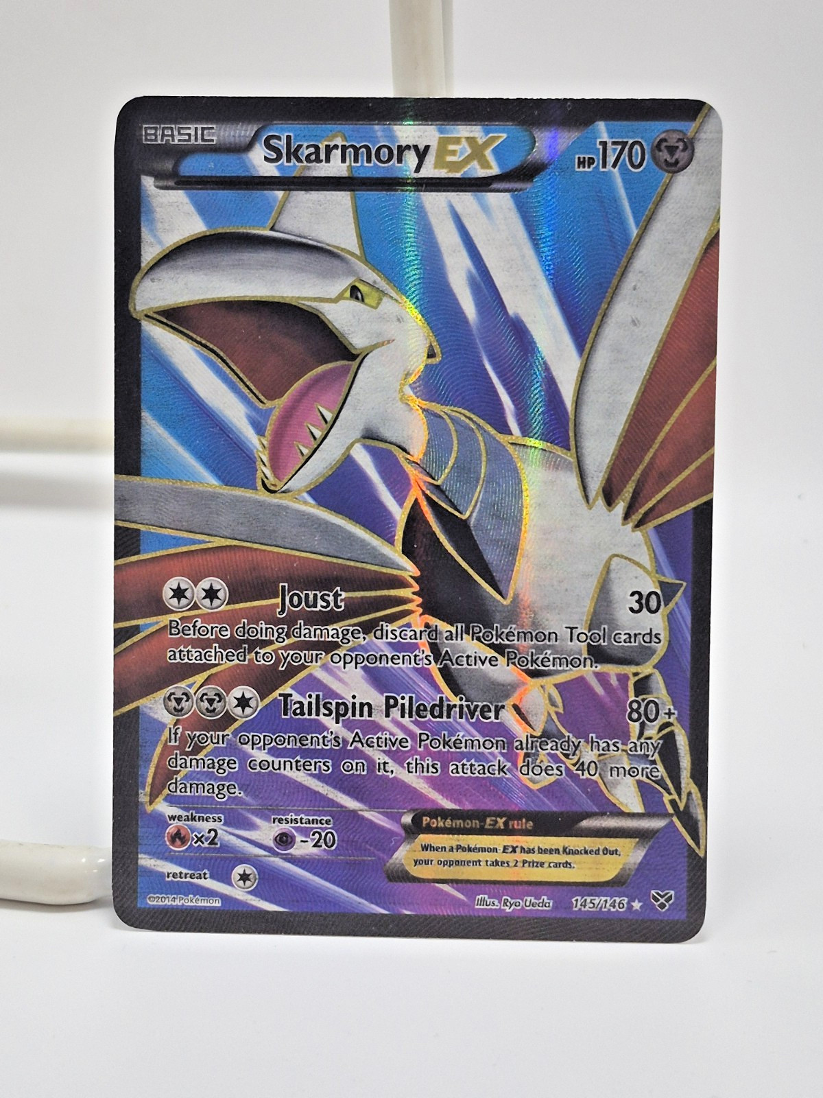 Skarmory EX (145 Full Art) 145/146 XY Holo - LP