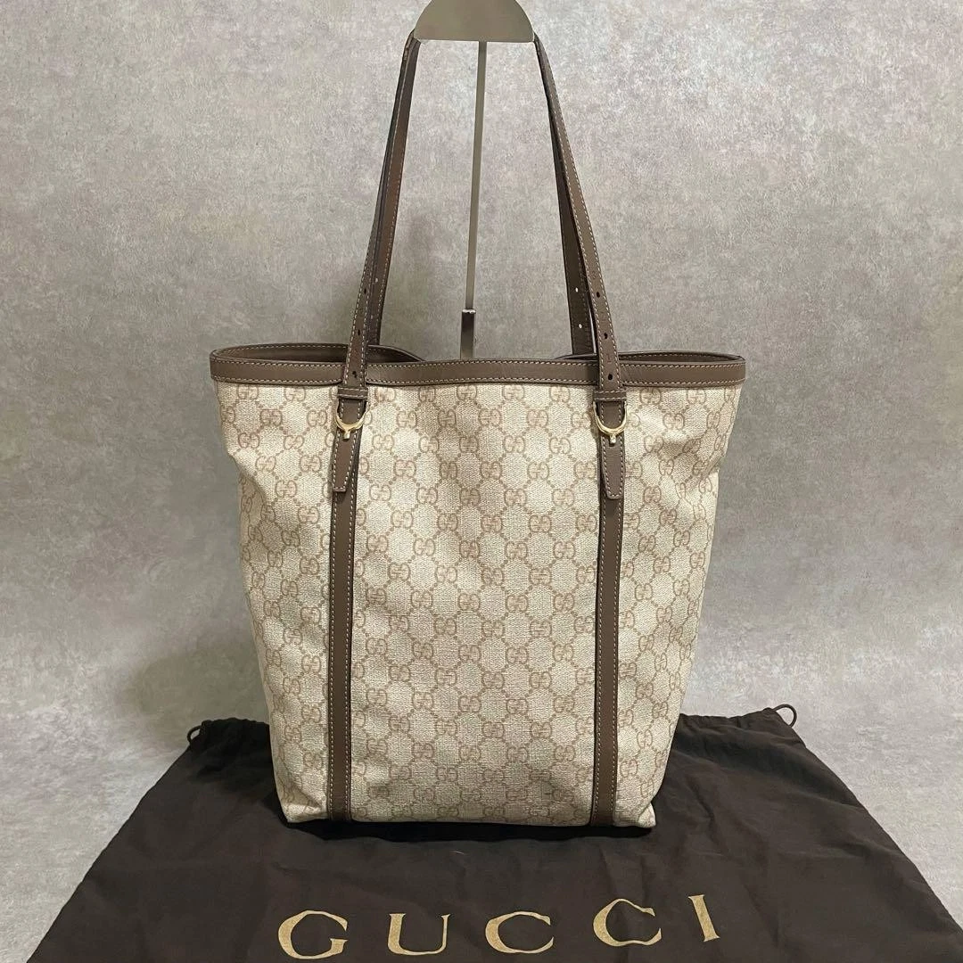 Grand sac fourre tout Gucci Gg Supreme en cuir PVC sac à bandoulière créateur sac à main